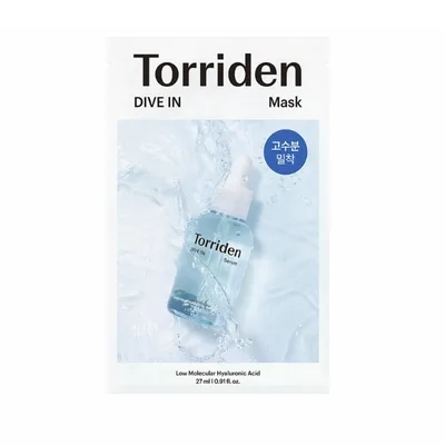 Masca de fata cu acid hialuronic Dive In, 27ml, Torriden