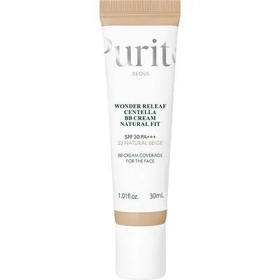 BB Cream cu SPF30 PA+++ Wonder Releaf Centella 23 Natural Beige, 30ml, Purito