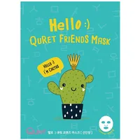 Masca de fata calmanta cu extract de cactus Hello Friends, 25g, Quret