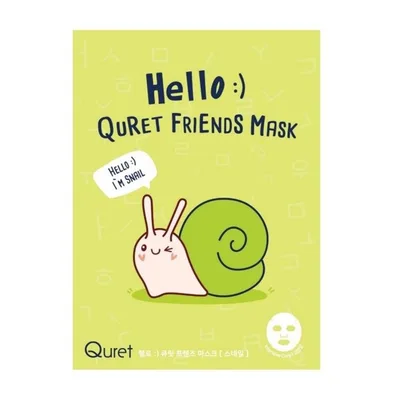 Masca fata cu mucus de melc Hello Friends, 25g, Quret