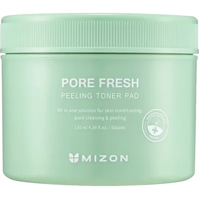 Dischete cu toner pentru minimizarea porilor si efect de peeling, 60 bucati, Mizon