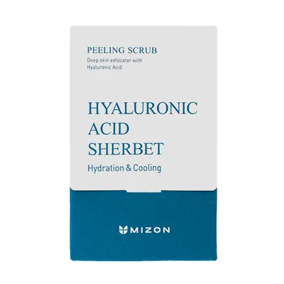 Scrub facial cu acid hialuronic si efect de peeling, 40 bucati, Mizon