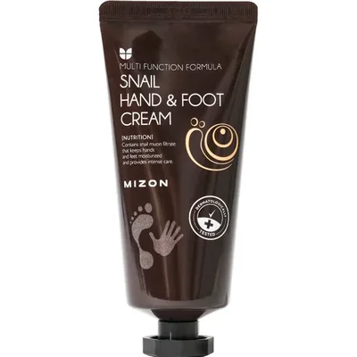 Crema hidratanta pentru maini si picioare cu extract de melc, 100ml, Mizon