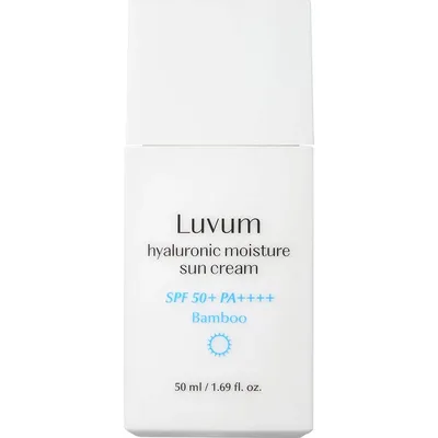 Masca pentru fata Bamboo Hyaluronic Moisture Suncream SPF 50+ PA++++, 50ml, Luvum