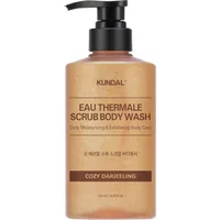 Gel de dus exfoliant pentru corp cu apa termala Cozy Darjeeling, 500ml, Kundal