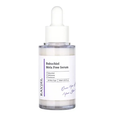 Ser pentru fata cu bakuchiol Mela Free, 30ml, Raviel