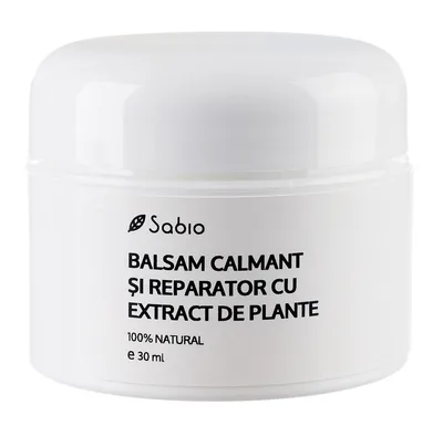 Balsam calmant si reparator cu extract din plante, 120ml, Sabio