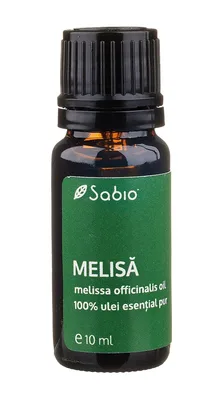 Ulei esential pur Melissa (melissa officinalis), 10ml, Sabio
