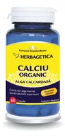 Calciu Organic, 120 capsule, Herbagetica