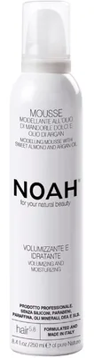 Spuma naturala modelatoare pentru par cu ulei de argan, 250ml, Noah