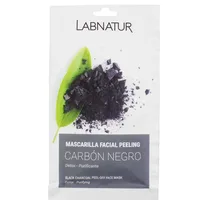 Masca de fata exfolianta cu Carbune negru, 10ml, LabNatur