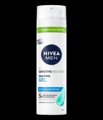 Gel de ras Men Sensitive Recovery, 200ml, Nivea