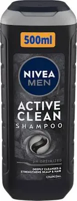 Sampon Active Clean Men Hair Care, 500ml, Nivea