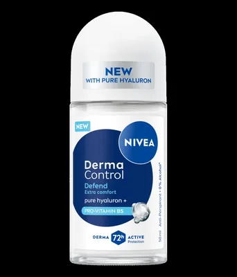 Deodorant roll-on pentru femei Derma Control Defend, 50ml, Nivea