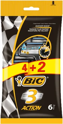 Pachet Aparat de ras Action 3, 4 bucati, BIC