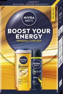 Set cadou Boost Your Energy, 1 bucata, Nivea