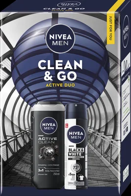 Set cadou Men Clean&Go, 1 bucata, Nivea