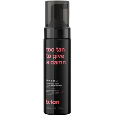 Spuma autobronzanta Insanely Dark Too Tan To Give A Damn, 200ml, B.Tan