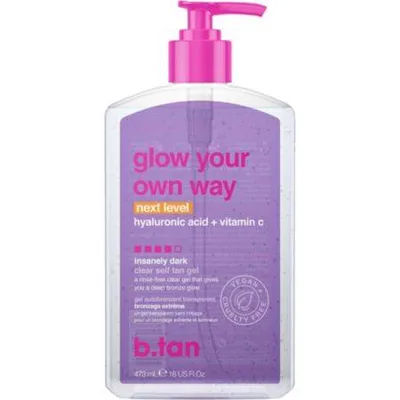 Gel autobronzant Intens Glow Your Own Way Next Level, 473ml, B.Tan