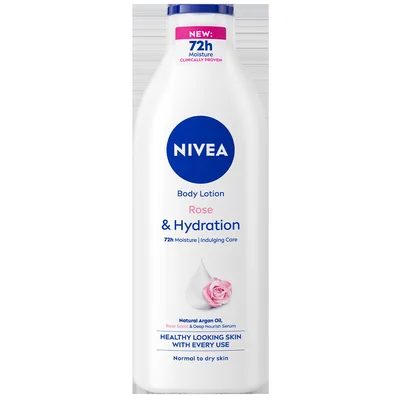 Lotiune de corp hidratanta cu trandafir, 400ml, Nivea