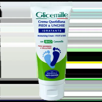 Crema hidratanta pentru picioare si unghii cu glicerina si musetel bio, 100ml, Glicemille
