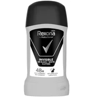 Deodorant stick Invisible Black + White, 40ml, Rexona