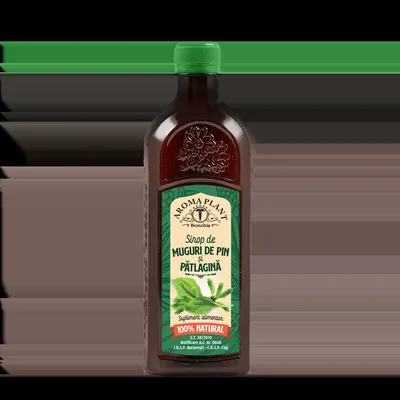 Sirop de pin si patlagina, 500ml, Aroma Plant Bonchis