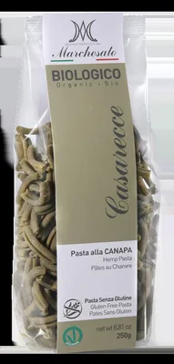 Paste cu canepa fara gluten Casarecce Bio, 250g, Marchesato