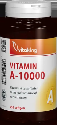 Vitamina A 10.000UI, 250 capsule gelatinoase, Vitaking