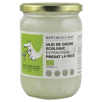 Ulei de cocos extravirgin presat la rece, 1550ml, Republica Bio