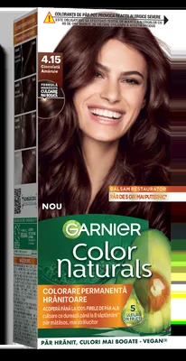 Vopsea de par permanenta Color Naturals 4.15 Ciocolata Amaruie, 112ml, Garnier
