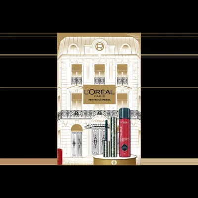 Pachet Spray de fixare Infaillible 3 Second Setting Mist 75ml + Mascara Panorama 9.9ml, L'Oreal Paris