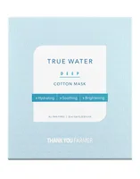 Masca de fata din bumbac True Water Deep, 25ml, Thank You Farmer