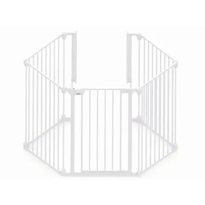 Tarc de siguranta modular cu 3 panouri alb, 1 bucata, Noma