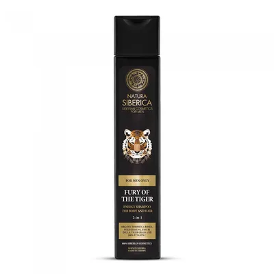 Sampon si gel de dus Fury Tiger, 250ml, Natura Siberica