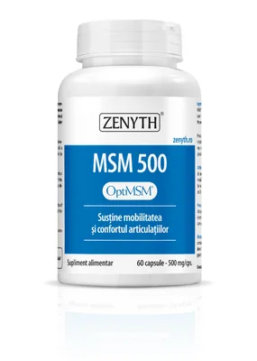 MSM 500mg, 60 capsule, Zenyth