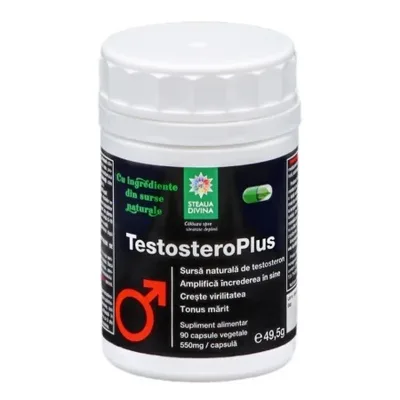 Testostero Plus 500mg, 90 capsule, Steaua Divina
