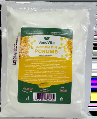 Amidon alimentar din porumb, 250g, SanoVita