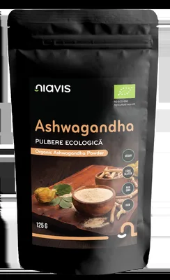 Ashwagandha Pulbere ecologica, 125g, Niavis