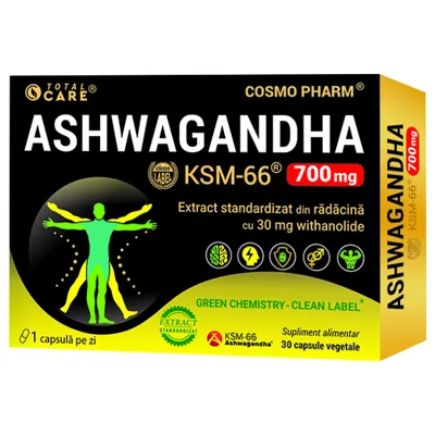 Ashwagandha KSM 66 700mg, 30 capsule, Cosmopharm