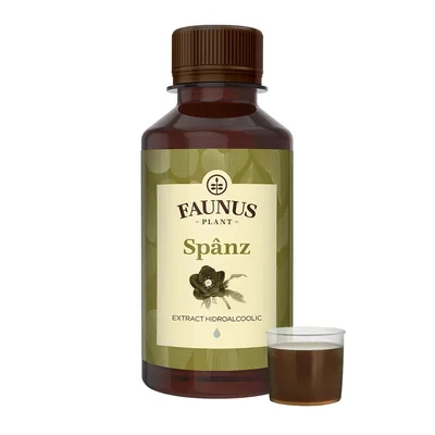 Tinctura de spanz pentru dureri articulare, 200ml, Faunus Plant