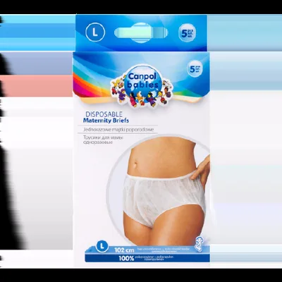 Chiloti postnatali de unica folosinta marimea L, 5 bucati, Canpol babies