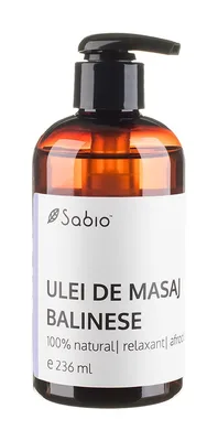Ulei de masaj balinese, 475ml, Sabio