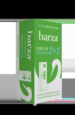 Pachet Teste de fertilitate 2+1, 2x fertilitate feminina + 1x fertilitate masculina, Barza