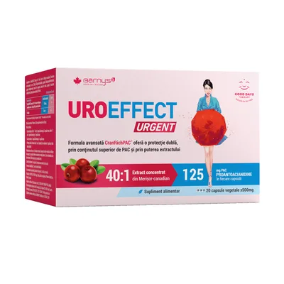 Uroeffect Urgent, 20 capsule vegetale, Good Days Therapy