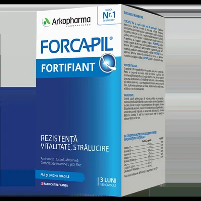 Forcapil par si unghii, 60 capsule