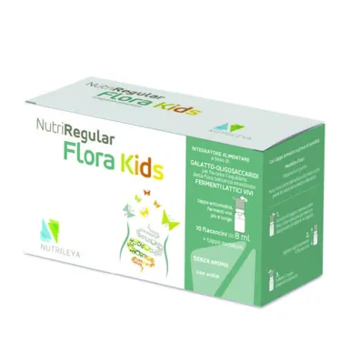 Nuriregular Flora Kids, 10 flacoane x 10ml, Nutrileya