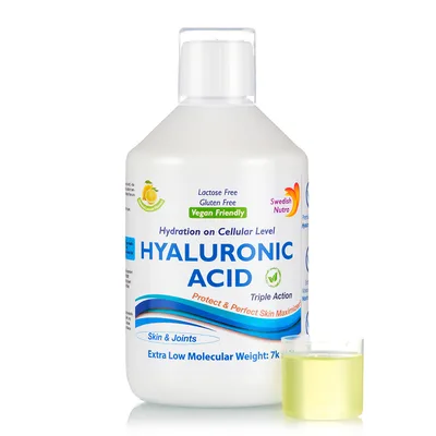 Acid Hialuronic lichid 100mg, 500ml, Swedish Nutra