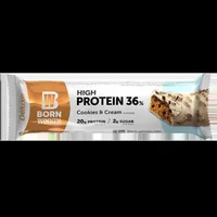 Baton proteic cu biscuiti si crema Deluxe, 55g, Born Winner