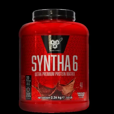 Pudra proteica proteine din zer izolat proteic BSN Syntha 6 Ciocolata, 2.26kg, BSN